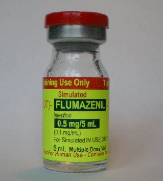 Simulated Flumazenil 0.5 mg/5 mL (10 vials/unit)
