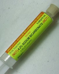 Simulated 4.2% Sodium Bicarbonate Preloaded Syringe (5 syringes/ - Click Image to Close