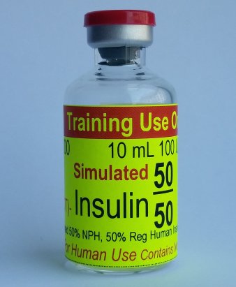 Simulated Insulin 50/50 (10 vials/unit)