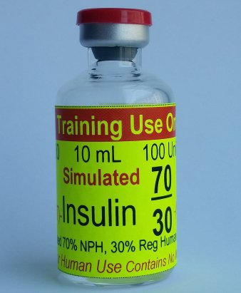 Simulated Insulin 70/30 (10 vials/unit)
