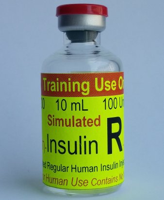 Simulated Insulin-R (10 vials/unit) - Click Image to Close