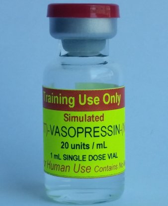 Simulated Vasopressin (10 vials/unit) - Click Image to Close