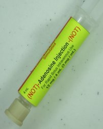 Simulated Adenosine 3 mg/mL, 2 ml Preloaded Syringe (5 syringes/