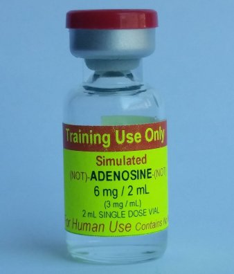 Simulated Adenosine, 6 mg/2 mL (10 vials/unit) - Click Image to Close