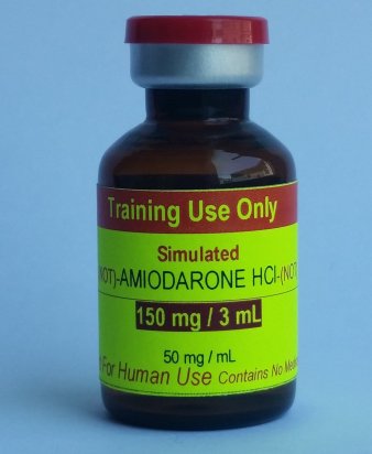 Simulated Amiodarone HCl (10 vials/unit) - Click Image to Close