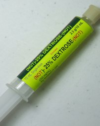 Simulated 25% Dextrose Preloaded Syringe (5 syringes/unit) - Click Image to Close