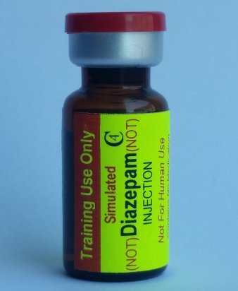 Simulated Diazepam Vial (10 vials/unit) - Click Image to Close