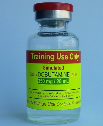 Simulated Dobutamine HCl (5 vials/unit) - Click Image to Close