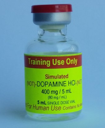 Simulated Dopamine, 400 mg/5 mL (10 vials/unit) - Click Image to Close