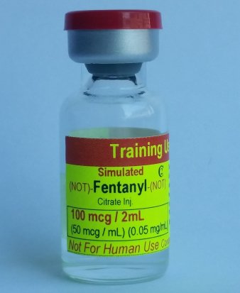 Simulated Fentanyl Citrate (10 vials/unit) - Click Image to Close