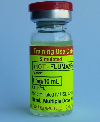 Simulated Flumazenil 1.0 mg/10 mL (10 vials/unit) - Click Image to Close