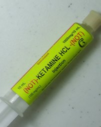 Simulated Ketamine Preloaded Syringe (5 syringes/unit) - Click Image to Close