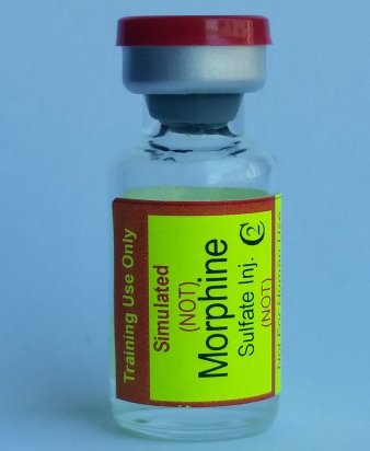 Simulated Morphine Sulfate (10 vials/unit) - Click Image to Close