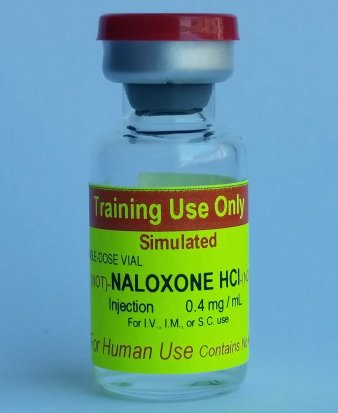 Simulated Naloxone HCl Preloaded Syringe (5 syringes/unit) - Click Image to Close