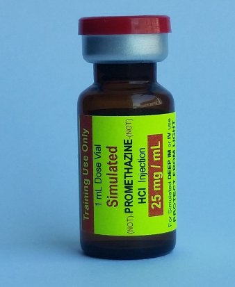 Simulated Promethazine HCl (10 Vials/Unit)